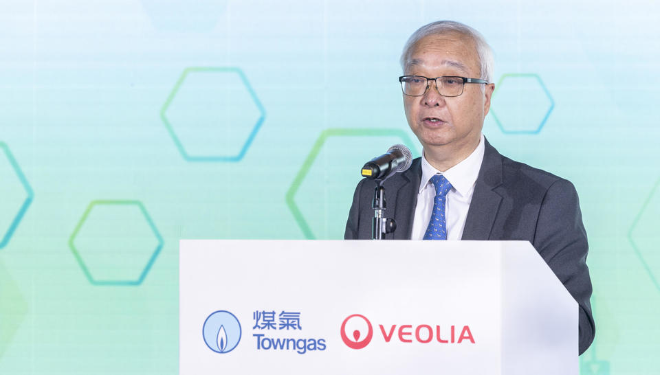 Mr Tse Chin-wan, Secretary for Environment and Ecology, believes the realisation of Hong Kong’s first green hydrogen project will help promote hydrogen energy development.