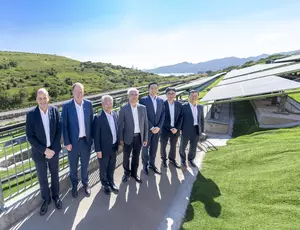 Group photo at TKO Solar Farm 