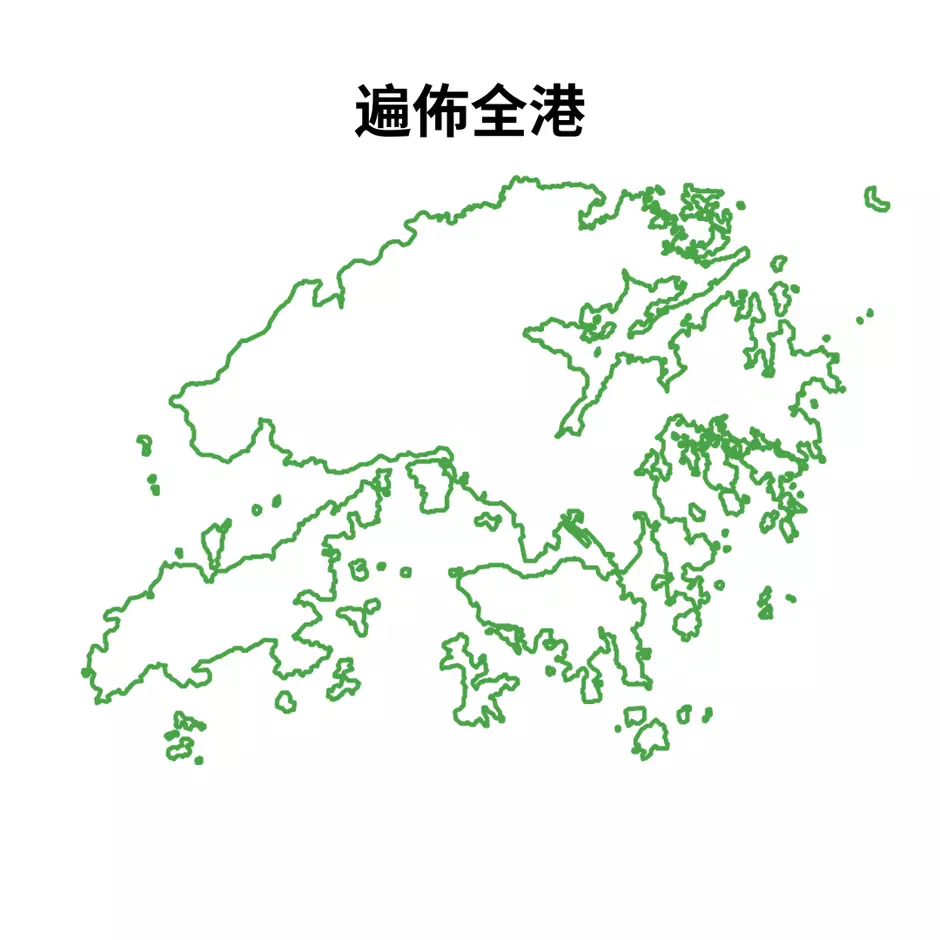 map across HK